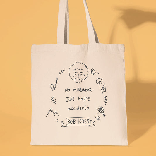 The Happy Little World of Our Bob Ross-Inspired Bag