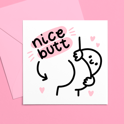 NICE BUTT CARD