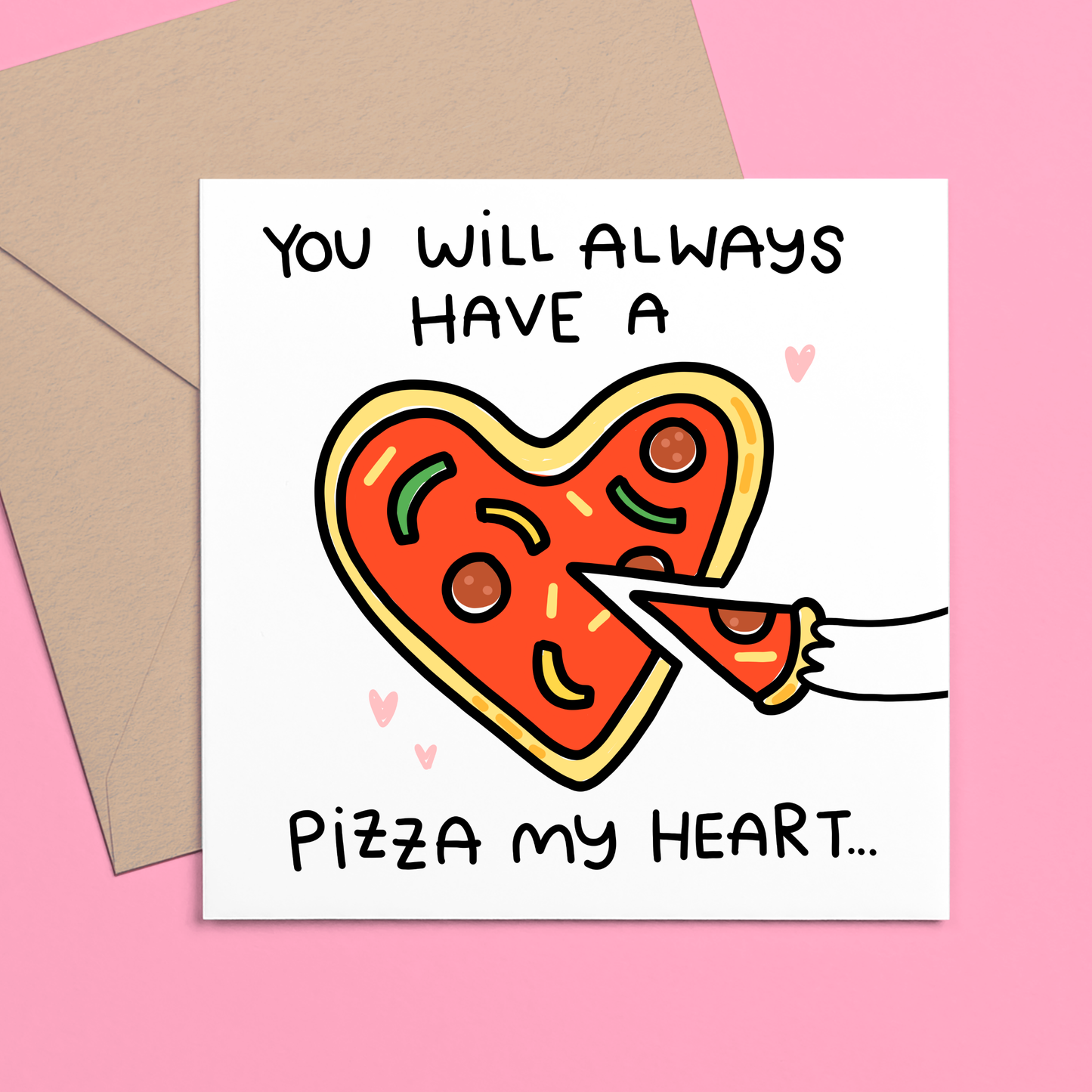 PIZZA MY HEART CARD