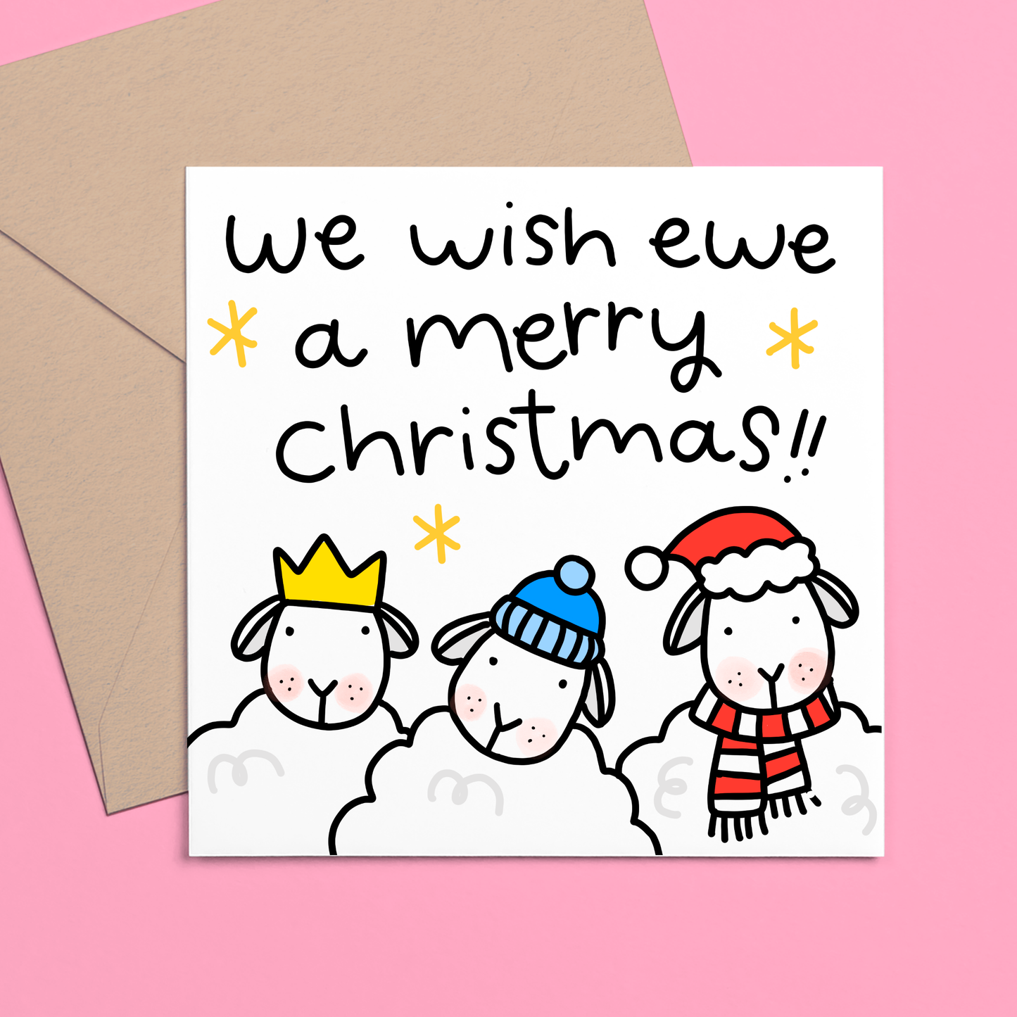 WISH EWE CHRISTMAS CARD